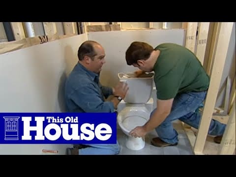 How to Install a Toilet Below Grade | This Old House
