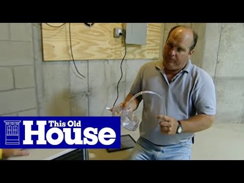 How to Install a Dehumidifier Pump | This Old House