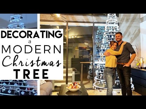 CHRISTMAS DECORATING | How to Decorate a Christmas Tree for a Modern Home