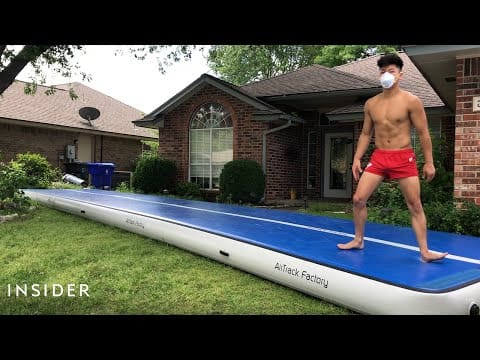 World-Class Gymnast’s Workout While Stuck At Home