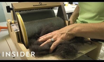 Woman Makes Sweaters Out Of Dog Hair