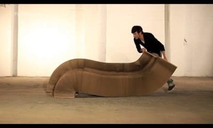 Chair Looks Just Like An Accordian