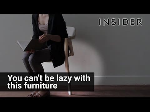 Annoying furniture won’t let you be lazy
